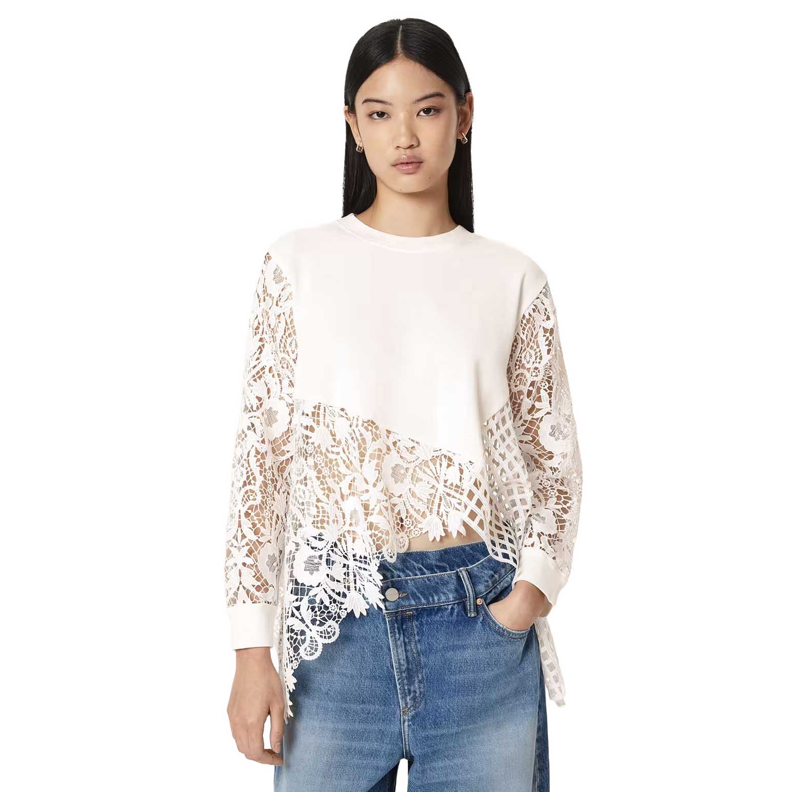 AllSaints Malorie Asymmetrical LS Top